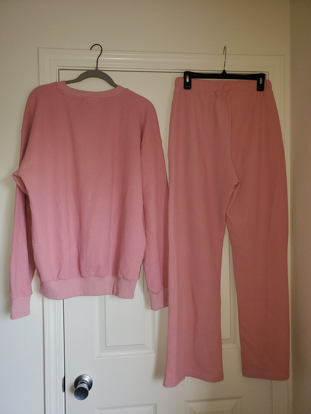 Comfrt Waffle Lounge Set - Baby Pink - Picture 8 of 8